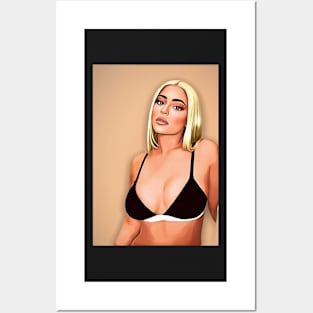 Illustration of Kylie Jenner Posters and Art